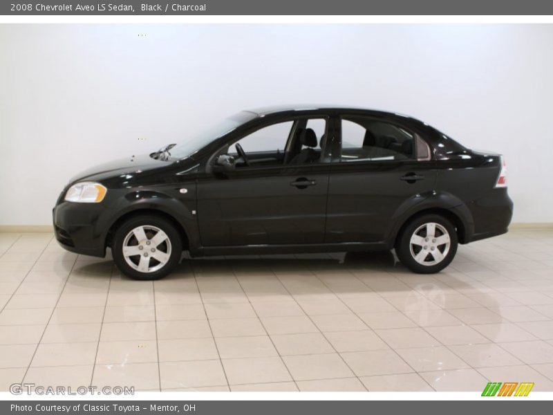 Black / Charcoal 2008 Chevrolet Aveo LS Sedan