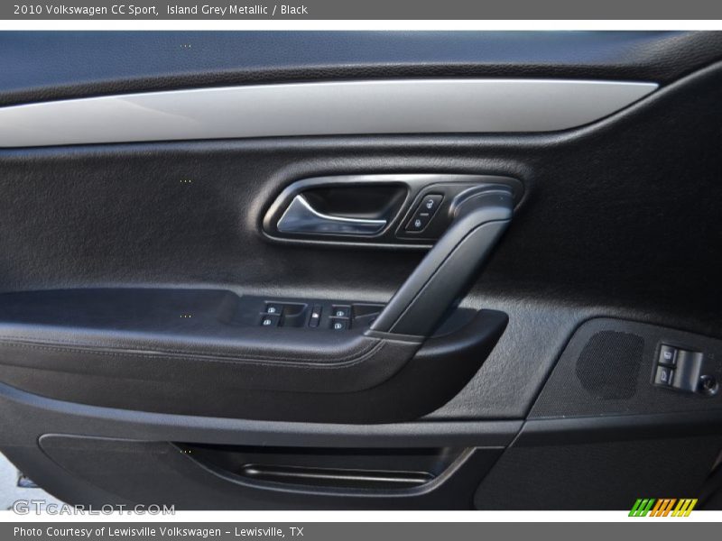Island Grey Metallic / Black 2010 Volkswagen CC Sport