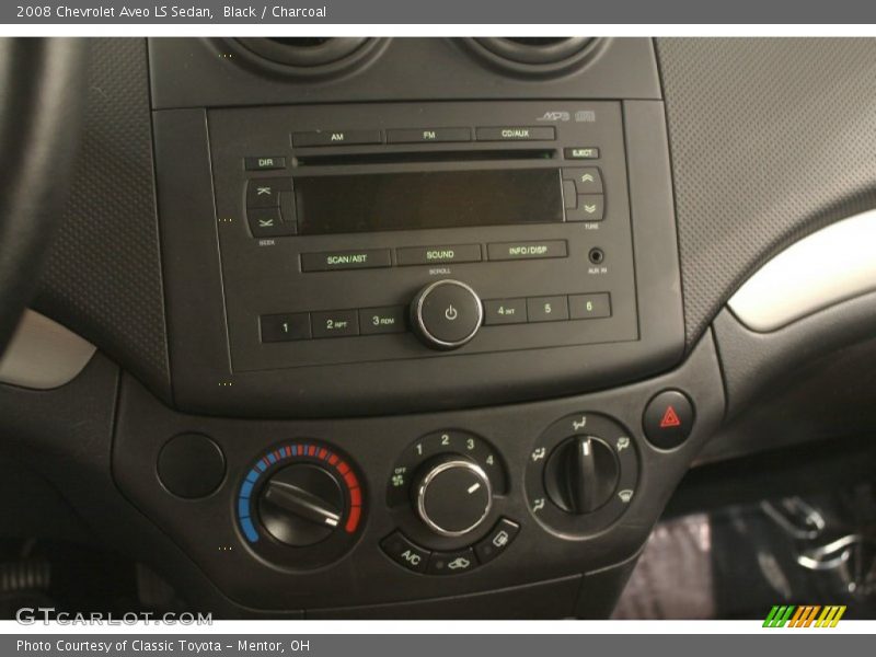 Black / Charcoal 2008 Chevrolet Aveo LS Sedan
