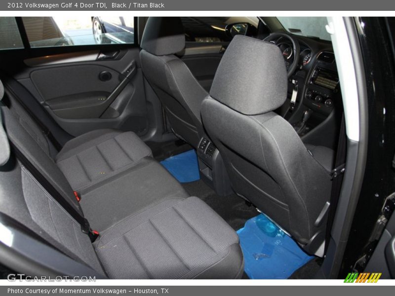 Black / Titan Black 2012 Volkswagen Golf 4 Door TDI