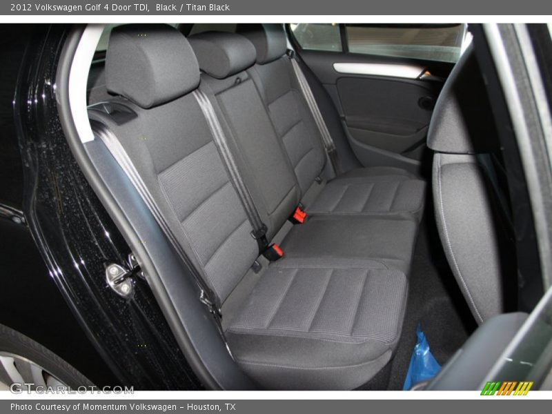 Black / Titan Black 2012 Volkswagen Golf 4 Door TDI