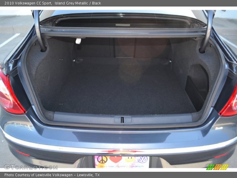 Island Grey Metallic / Black 2010 Volkswagen CC Sport