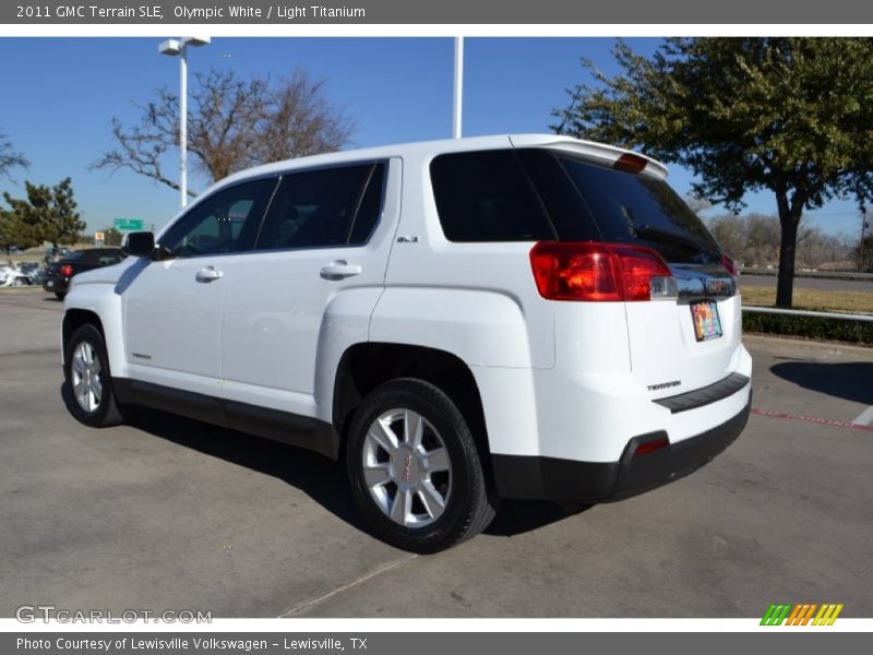 Olympic White / Light Titanium 2011 GMC Terrain SLE