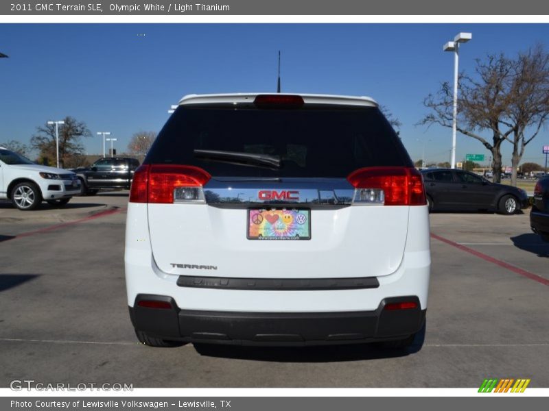 Olympic White / Light Titanium 2011 GMC Terrain SLE