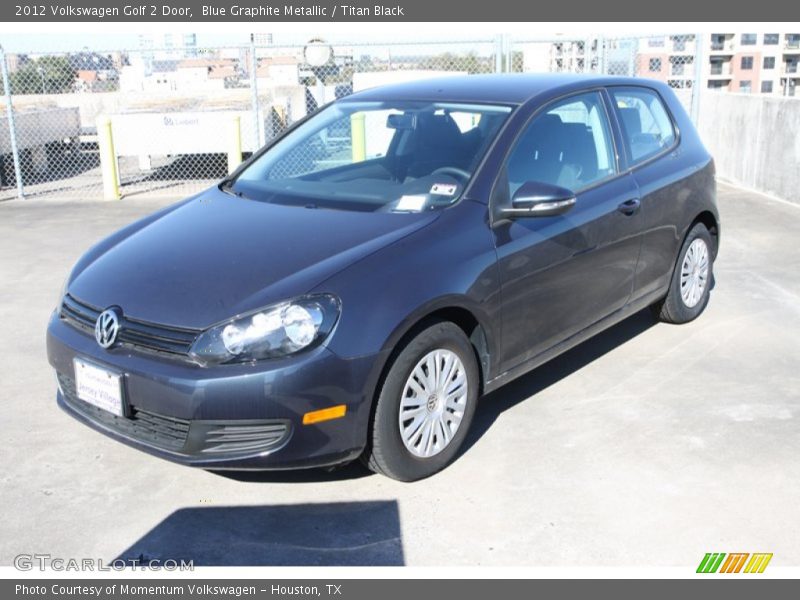 Blue Graphite Metallic / Titan Black 2012 Volkswagen Golf 2 Door
