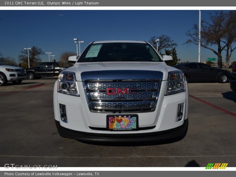 Olympic White / Light Titanium 2011 GMC Terrain SLE