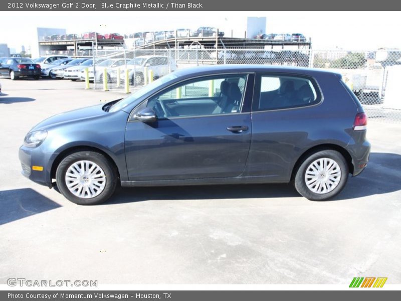 Blue Graphite Metallic / Titan Black 2012 Volkswagen Golf 2 Door