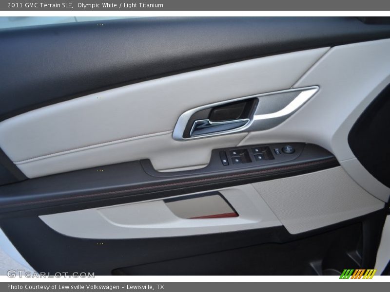 Olympic White / Light Titanium 2011 GMC Terrain SLE