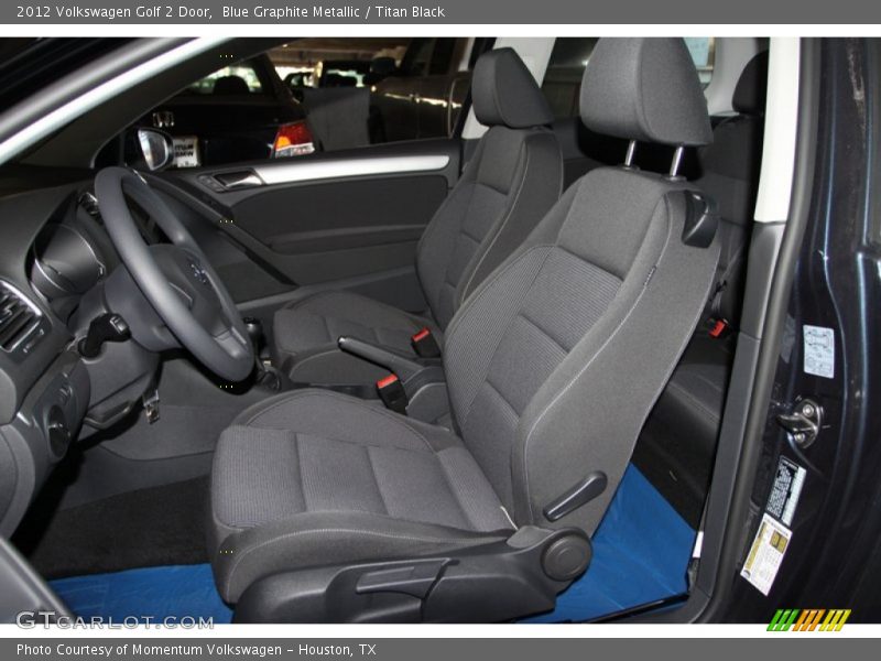 Blue Graphite Metallic / Titan Black 2012 Volkswagen Golf 2 Door