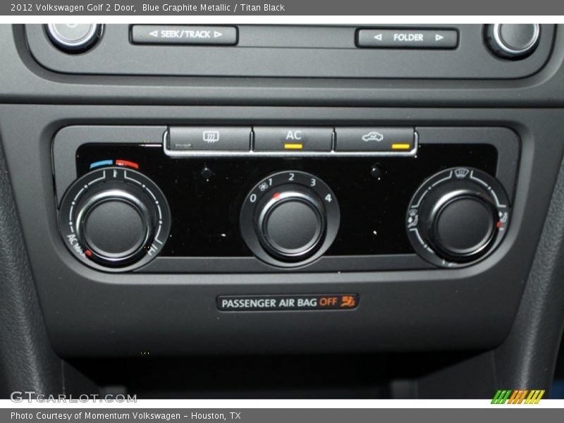 Blue Graphite Metallic / Titan Black 2012 Volkswagen Golf 2 Door