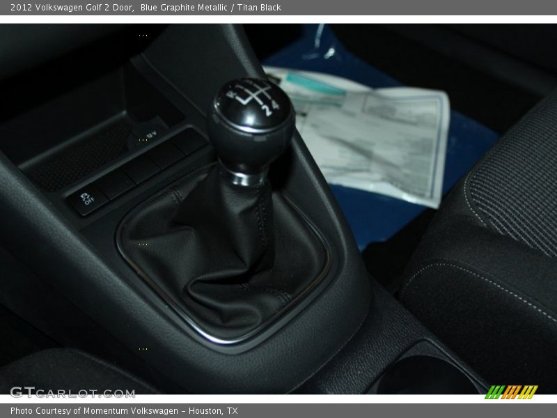 Blue Graphite Metallic / Titan Black 2012 Volkswagen Golf 2 Door