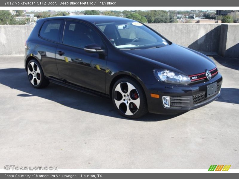 Deep Black Metallic / Titan Black 2012 Volkswagen GTI 2 Door