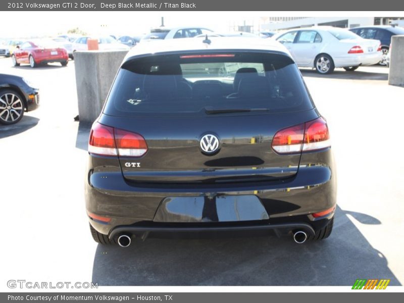 Deep Black Metallic / Titan Black 2012 Volkswagen GTI 2 Door