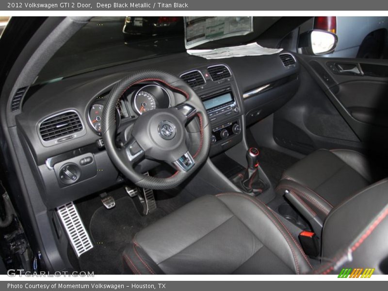 Deep Black Metallic / Titan Black 2012 Volkswagen GTI 2 Door