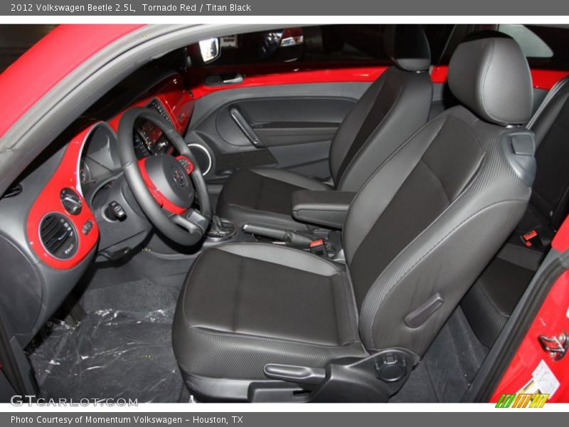 Tornado Red / Titan Black 2012 Volkswagen Beetle 2.5L