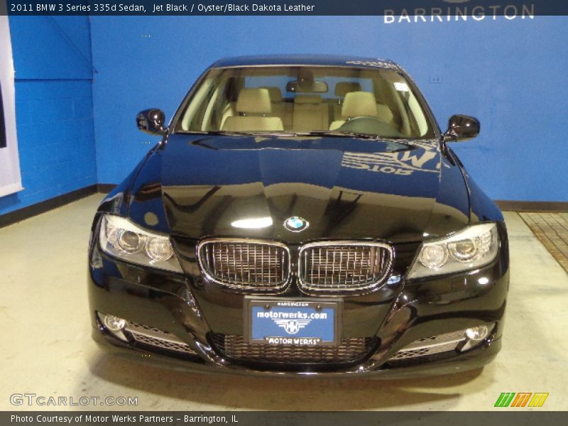 Jet Black / Oyster/Black Dakota Leather 2011 BMW 3 Series 335d Sedan