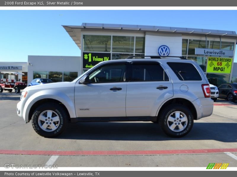 Silver Metallic / Stone 2008 Ford Escape XLS
