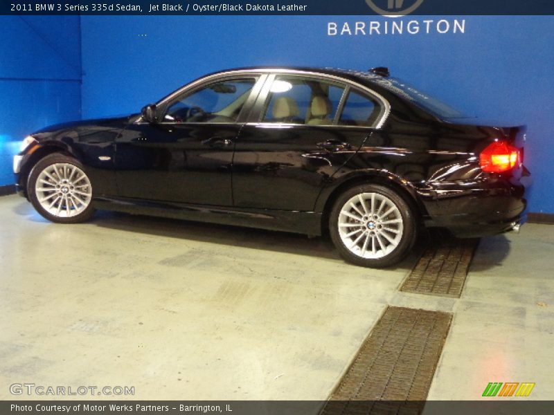 Jet Black / Oyster/Black Dakota Leather 2011 BMW 3 Series 335d Sedan
