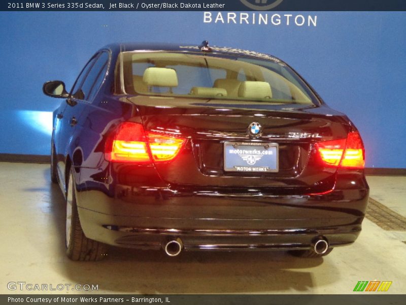 Jet Black / Oyster/Black Dakota Leather 2011 BMW 3 Series 335d Sedan