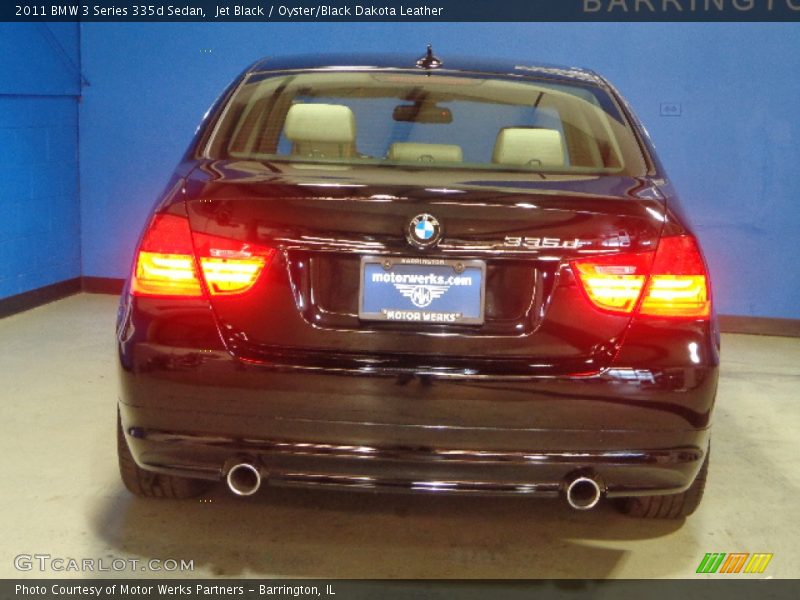 Jet Black / Oyster/Black Dakota Leather 2011 BMW 3 Series 335d Sedan