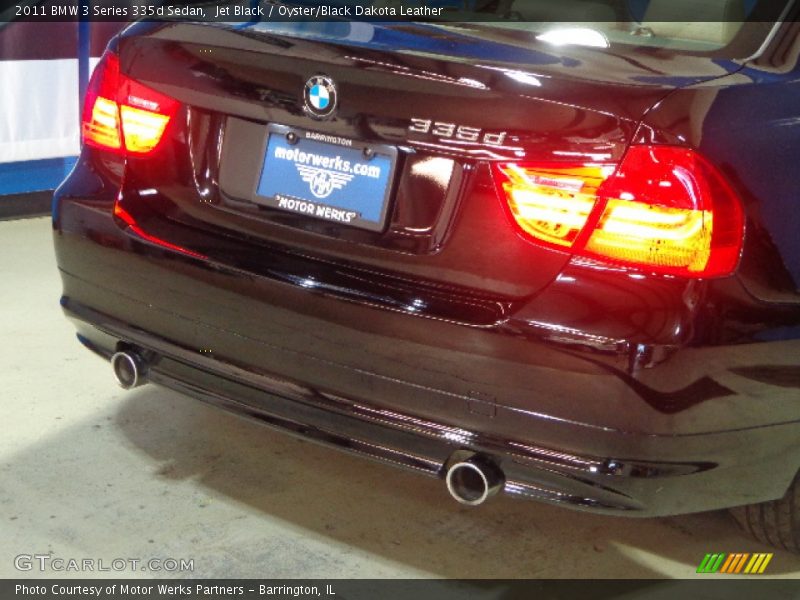 Jet Black / Oyster/Black Dakota Leather 2011 BMW 3 Series 335d Sedan