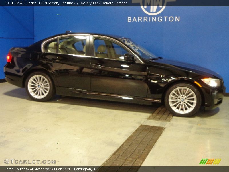Jet Black / Oyster/Black Dakota Leather 2011 BMW 3 Series 335d Sedan