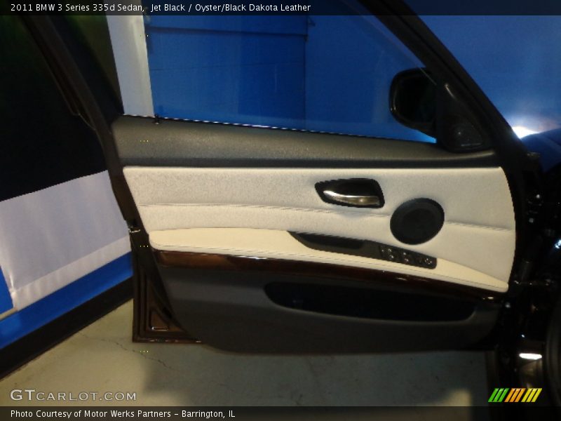 Jet Black / Oyster/Black Dakota Leather 2011 BMW 3 Series 335d Sedan