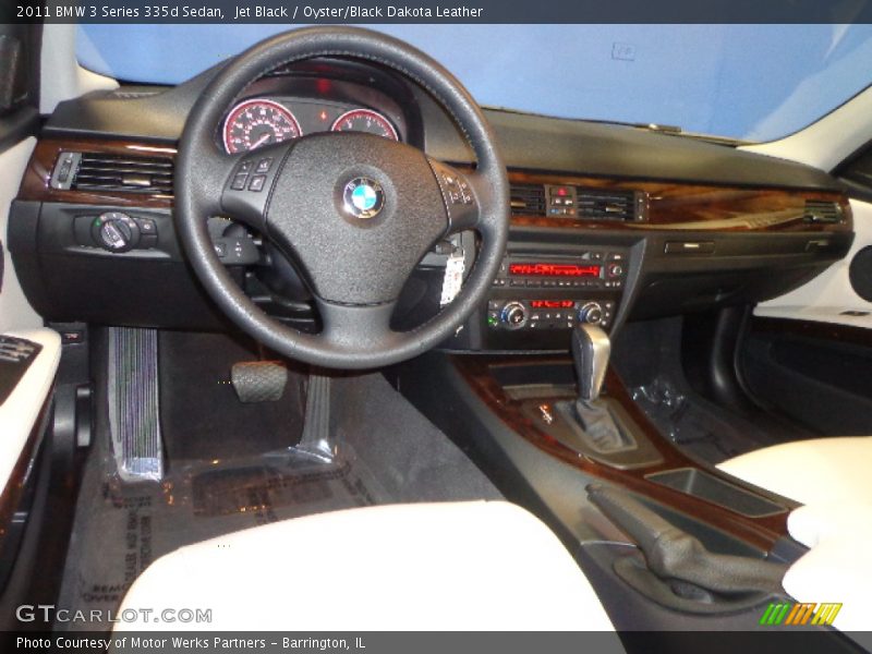 Jet Black / Oyster/Black Dakota Leather 2011 BMW 3 Series 335d Sedan