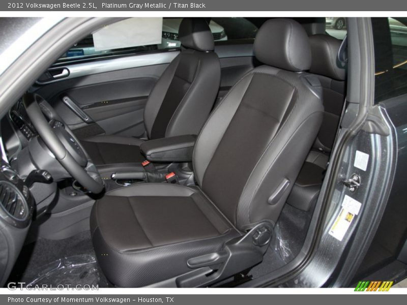 Platinum Gray Metallic / Titan Black 2012 Volkswagen Beetle 2.5L