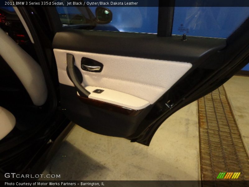 Jet Black / Oyster/Black Dakota Leather 2011 BMW 3 Series 335d Sedan