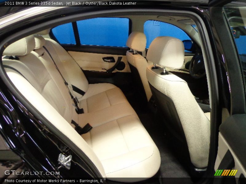 Jet Black / Oyster/Black Dakota Leather 2011 BMW 3 Series 335d Sedan