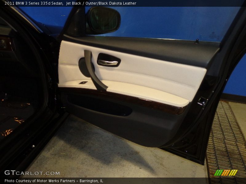 Jet Black / Oyster/Black Dakota Leather 2011 BMW 3 Series 335d Sedan