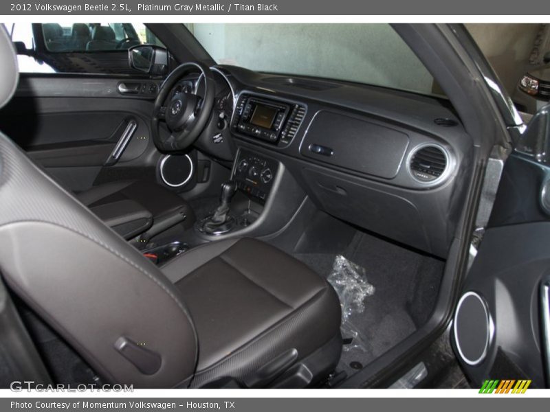 Platinum Gray Metallic / Titan Black 2012 Volkswagen Beetle 2.5L