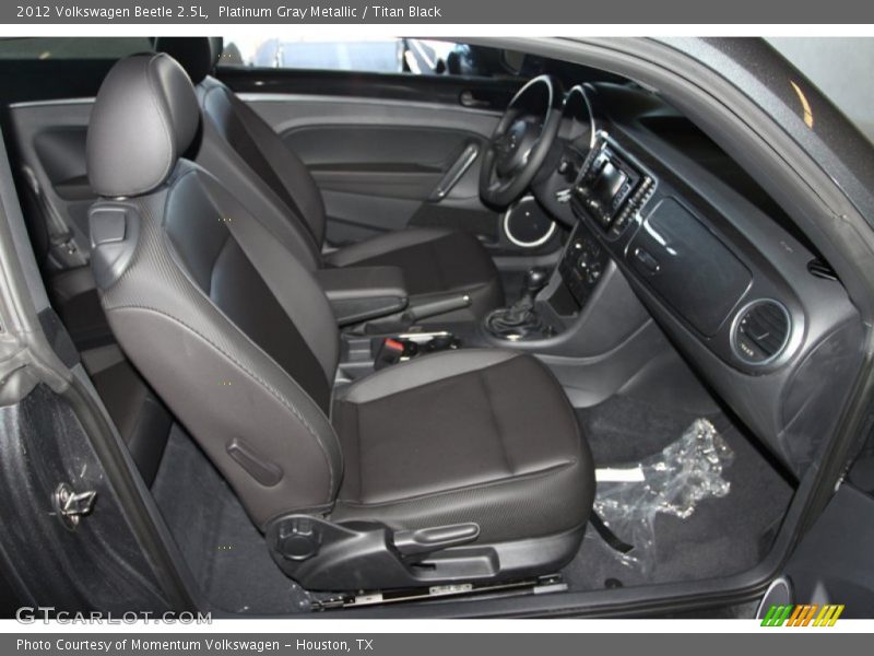 Platinum Gray Metallic / Titan Black 2012 Volkswagen Beetle 2.5L