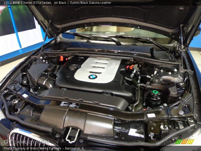 Jet Black / Oyster/Black Dakota Leather 2011 BMW 3 Series 335d Sedan