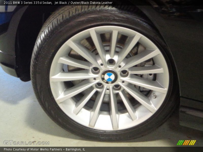 Jet Black / Oyster/Black Dakota Leather 2011 BMW 3 Series 335d Sedan