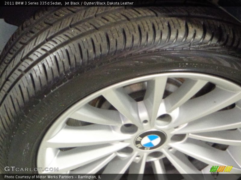 Jet Black / Oyster/Black Dakota Leather 2011 BMW 3 Series 335d Sedan