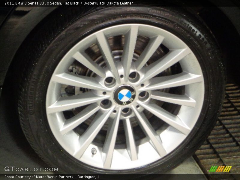 Jet Black / Oyster/Black Dakota Leather 2011 BMW 3 Series 335d Sedan
