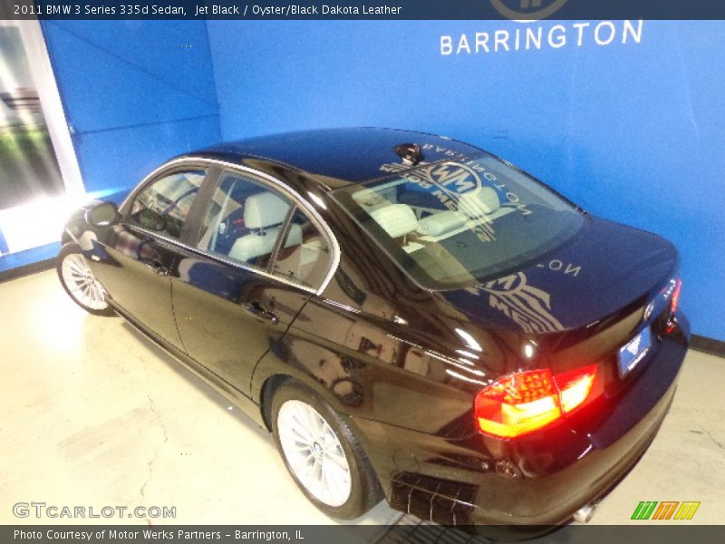 Jet Black / Oyster/Black Dakota Leather 2011 BMW 3 Series 335d Sedan