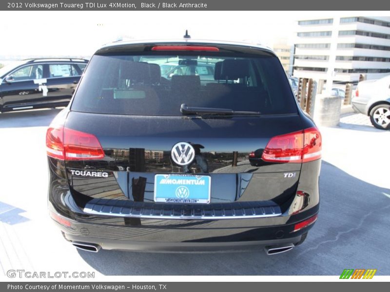 Black / Black Anthracite 2012 Volkswagen Touareg TDI Lux 4XMotion