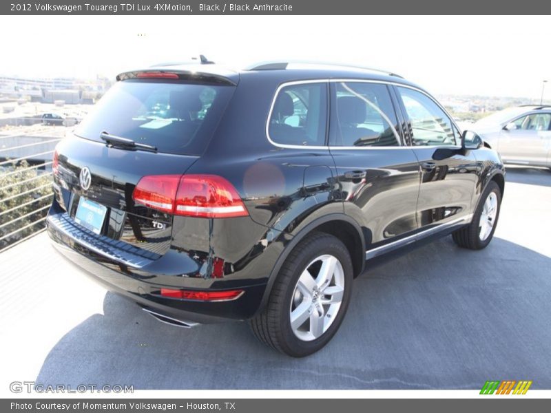 Black / Black Anthracite 2012 Volkswagen Touareg TDI Lux 4XMotion