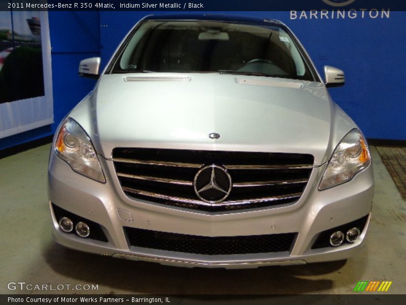 Iridium Silver Metallic / Black 2011 Mercedes-Benz R 350 4Matic