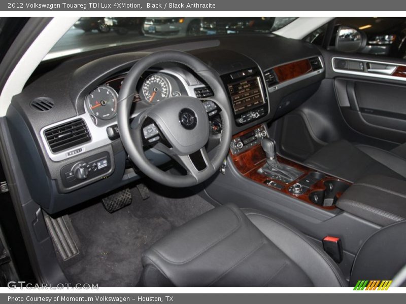 Black / Black Anthracite 2012 Volkswagen Touareg TDI Lux 4XMotion