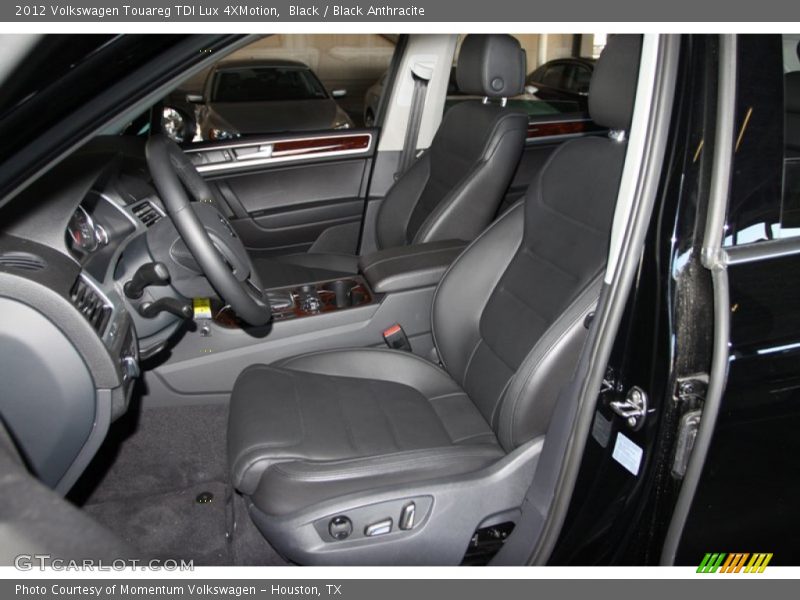 Black / Black Anthracite 2012 Volkswagen Touareg TDI Lux 4XMotion