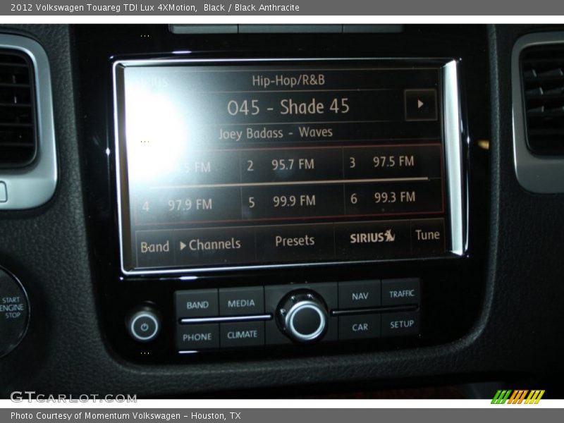 Black / Black Anthracite 2012 Volkswagen Touareg TDI Lux 4XMotion
