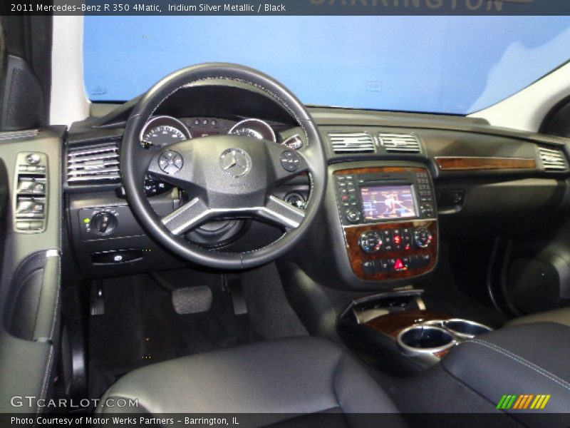 Iridium Silver Metallic / Black 2011 Mercedes-Benz R 350 4Matic