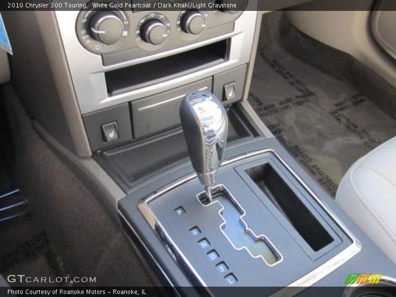 White Gold Pearlcoat / Dark Khaki/Light Graystone 2010 Chrysler 300 Touring