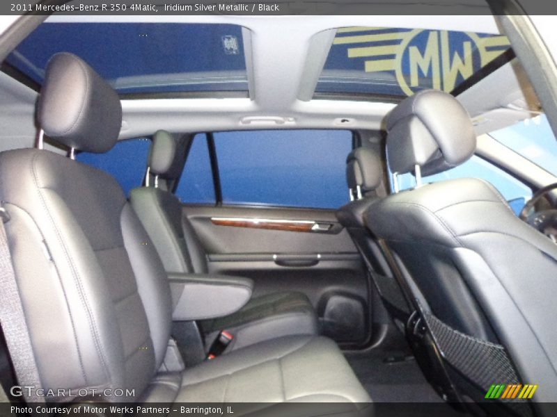 Iridium Silver Metallic / Black 2011 Mercedes-Benz R 350 4Matic