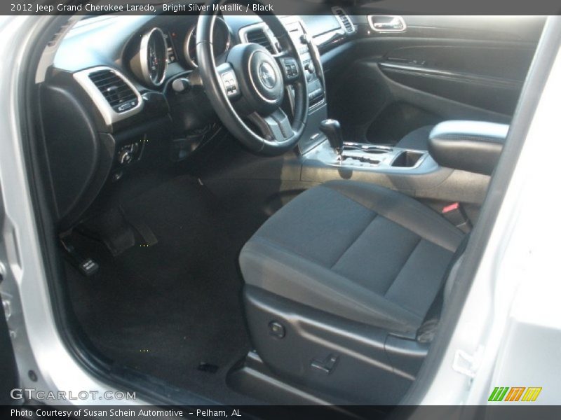 Bright Silver Metallic / Black 2012 Jeep Grand Cherokee Laredo