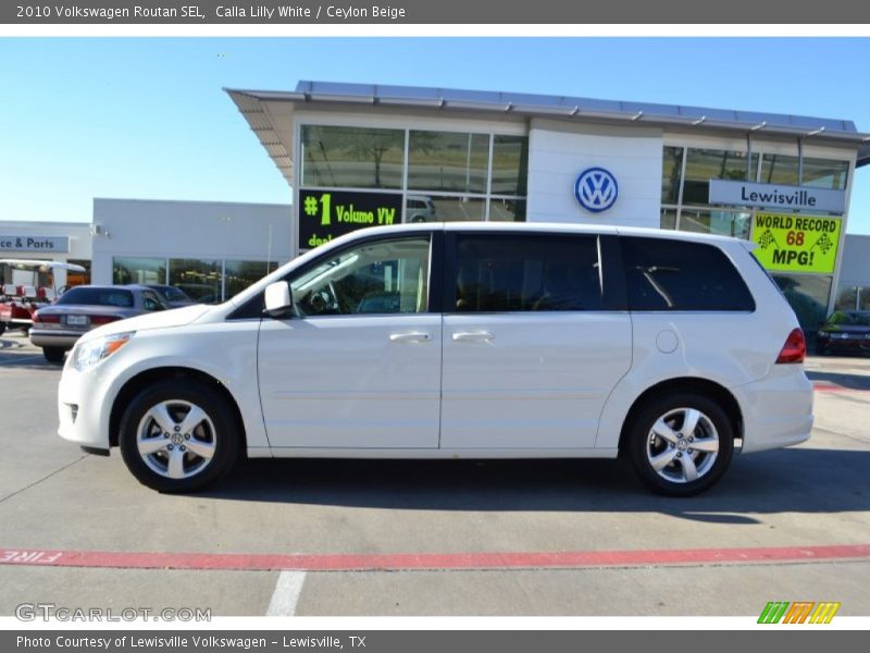 Calla Lilly White / Ceylon Beige 2010 Volkswagen Routan SEL